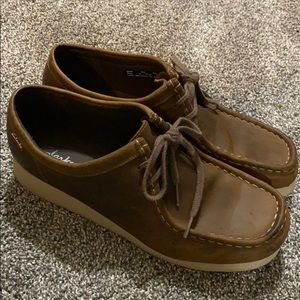 Clark’s leather shoes